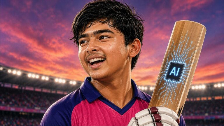وائبھو سوریا ونشی کا بلے میں ‘AI چپ’ کے دعووں پر دلچسپ جواب | IPL 2026