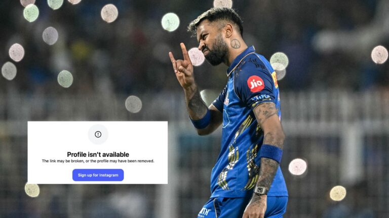Hardik Pandya Follows Arshdeep Singh’s Footsteps, Removes His Entire Digital Tra – ہاردک پانڈیا کا انسٹاگرام اکاؤنٹ ڈی ایکٹیویٹ: کیا یہ ڈیجیٹل دوری کی شروعات ہے؟