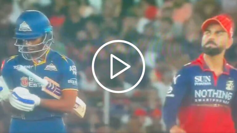 Watch – Virat Kohli Bullies Sai Sudharsan With Brutal Sledge After Shubman Gill’ – دیکھیں – شبمن گل کے آؤٹ ہونے کے بعد ویرات کوہلی نے سائی سدھرسن کو شدید سلیجنگ سے تنگ کیا