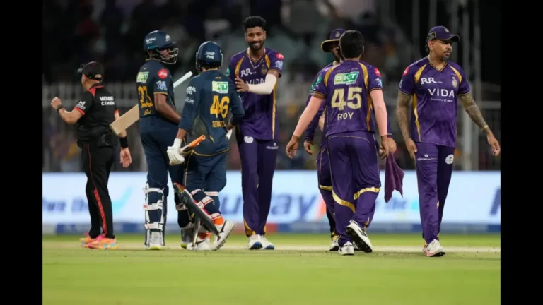 KKR vs GT IPL 2026: کولکتہ نائٹ رائیڈرز کی شاندار فتح، پلے آف کی امیدیں برقرار