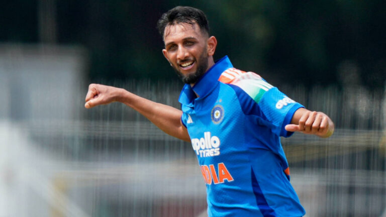 Prasidh grabs five in Chennai, Afghanistan fold for 218: چنائی میں پرسیدھ کا شاندار کارنامہ